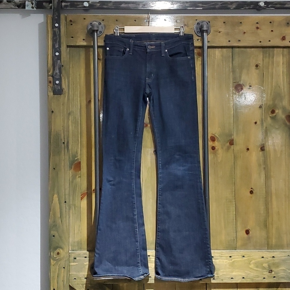 VINTAGE RALPH LAUREN DENIM & SUPPLY FLARE DENIM JEANS Polo SIZE 29 x 34 Dark